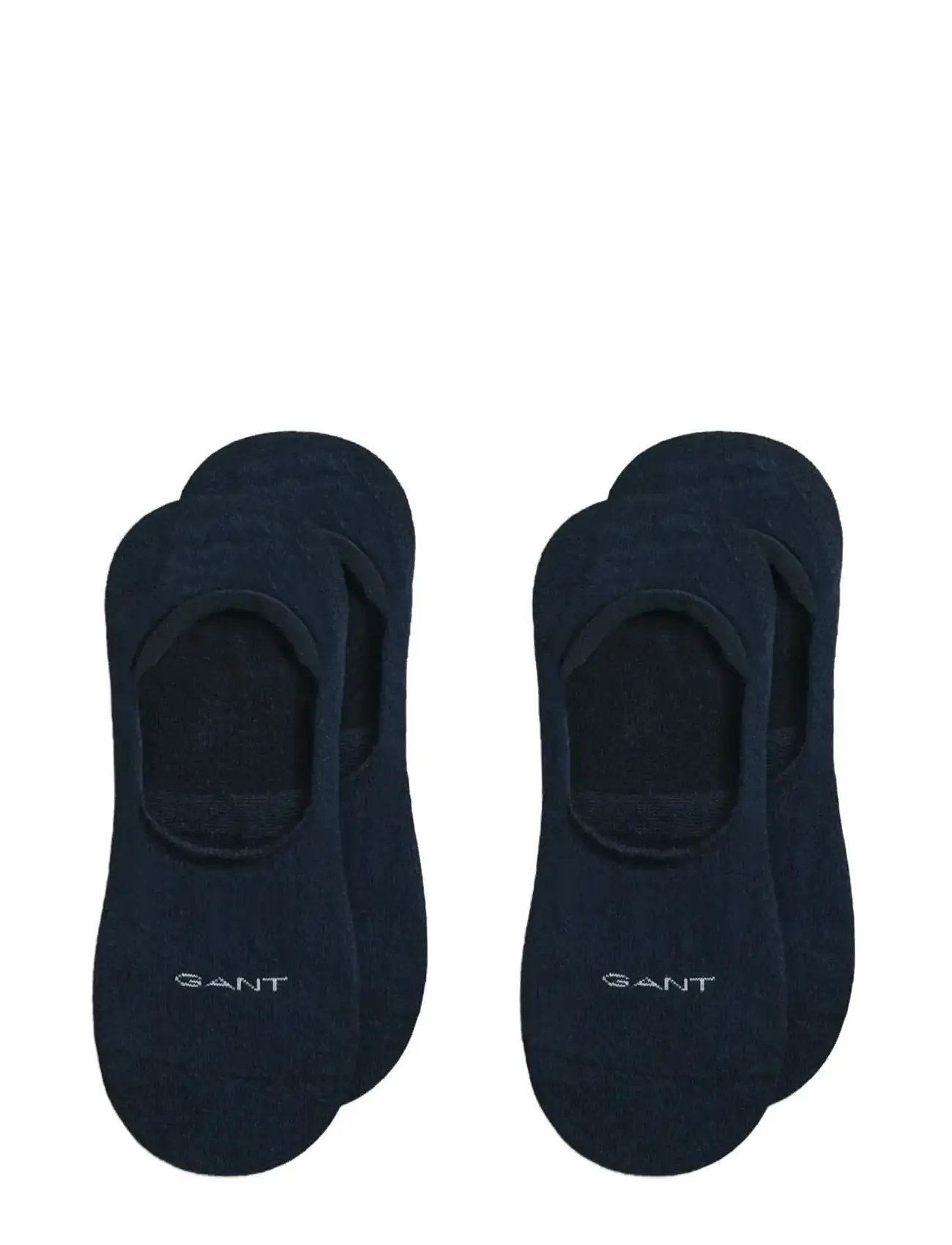 GANT Invisible Socks 2-Pack, 43-45, Navy, Sokker > Ankelstrømper, Herre