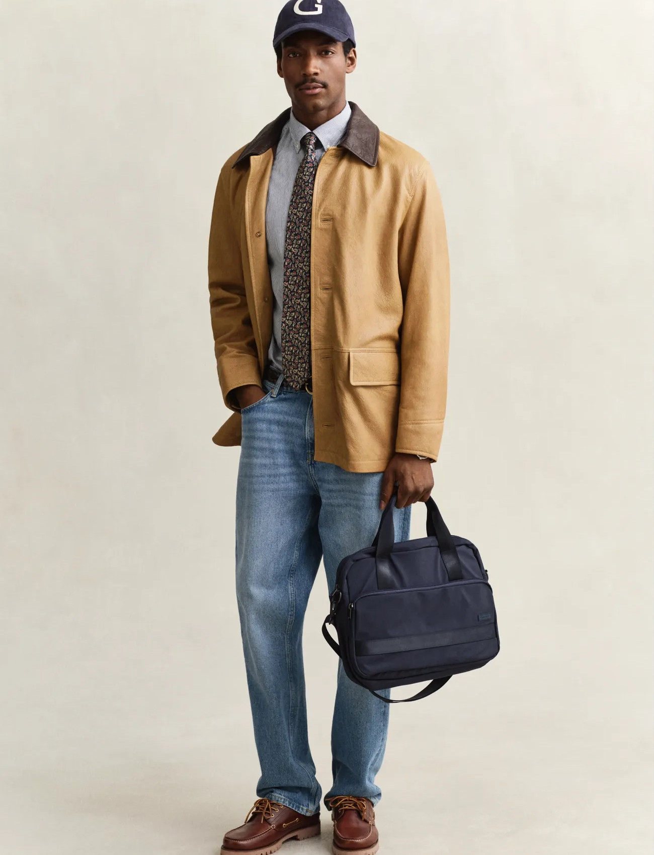 GANT Essential Commuter Bag, One Size, Navy, Tasker > Dokumentmapper, Herre