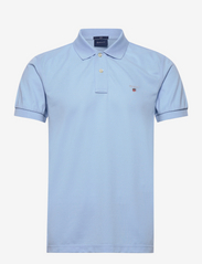 ORIGINAL SLIM PIQUE SS RUGGER - CAPRI BLUE