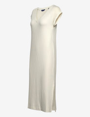 GANT - D1. DETAIL SLIT JERSEY DRESS - summer dresses - linen - 3