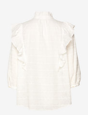GANT - D2. BRODERIE ANGLAISE  TOP - long sleeved blouses - eggshell - 1