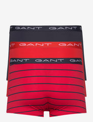 GANT - STRIPE TRUNK 3-PACK GIFT BOX - bokserit - bright red - 1