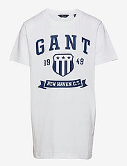 D2. NEW HAVEN BANNER SS T-SHIRT - WHITE