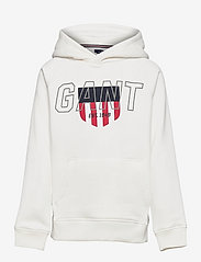 Gant D2 Sporty Shield Hoodie Light Grey Melange 329 Zl Boozt Com