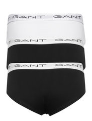 GANT - SHORTY 3-PACK - socks & underwear - black / white - 2
