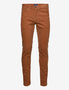 D1. HAYES CORD JEANS - slim jeans - roasted walnut