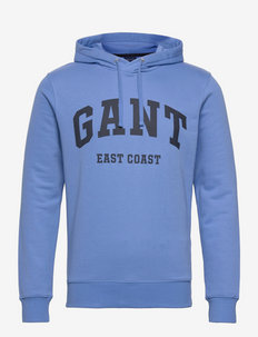 MD. GANT SWEAT HOODIE - hoodies - pacific blue