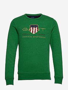 ARCHIVE SHIELD C-NECK - sweatshirts - lavish green