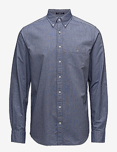 REG OXFORD SHIRT BD - basic shirts - persian blue