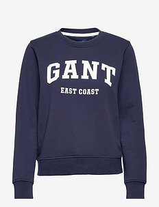 MD. GANT C-NECK SWEAT - swetry - classic blue