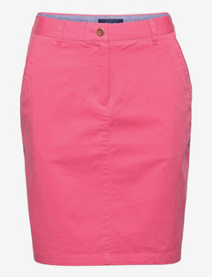 SLIM CLASSIC CHINO SKIRT - pencil skirts - blush pink