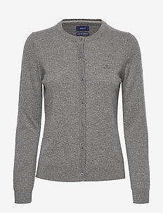 Green Monday | Stickat | Stort utbud av nya styles | O1. Pique Textured Crew (Eggshell) (749.50 kr) Gant