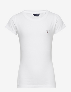 FITTED ORIGINAL SS T-SHIRT - plain short-sleeved t-shirt - white