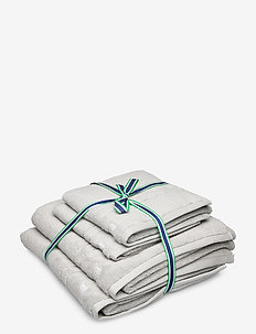 PREMIUM 4p 50x70 70x140 - bath towels - light grey
