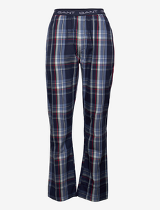 CHECK PAJAMA PANTS - pyjamasbyxor - classic blue