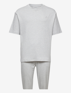 PREMIUM LOUNGEWEAR SET - pyjamasets - light grey melange