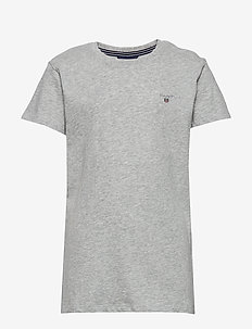 THE ORIGINAL SS T-SHIRT - ensfarvede kortærmede t-shirts - light grey melange