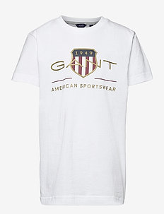 ARCHIVE SHIELD SS T-SHIRT - t-shirt à manches courtes avec motif - white