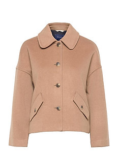 GANT D1. Wool Blend Cropped Jacket 