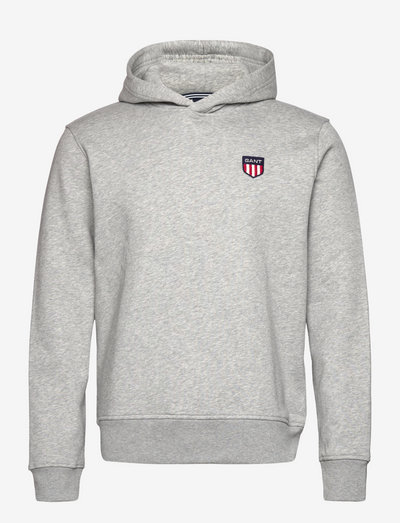 Retro shield logo hoodie