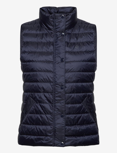 LIGHT DOWN GILET - down- & padded jackets - evening blue