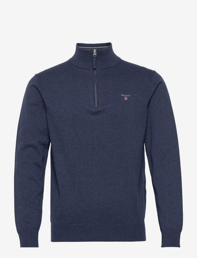 gant half zip lambswool jumper