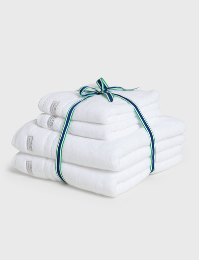 PREMIUM 4p 50x70 70x140 - bath towels - white