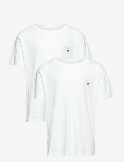 C-NECK T-SHIRT 2-PACK - plain short-sleeved t-shirts - white