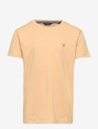 THE ORIGINAL SS T-SHIRT - plain short-sleeved t-shirts - dark almond