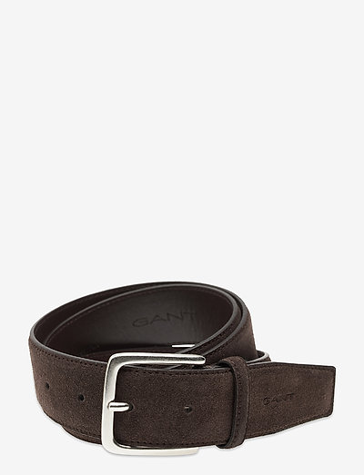 CLASSIC SUEDE BELT - classic belts - dark brown