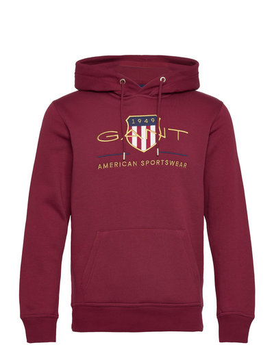 GANT Archive Shield Hoodie (Plumped Red), (38.68 €) | Large selection ...