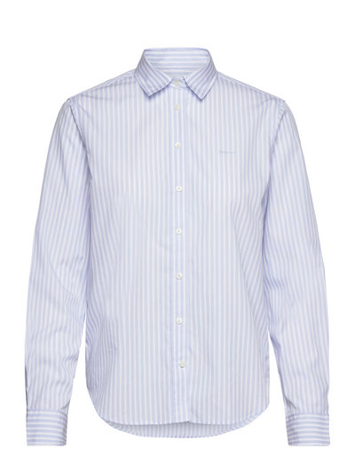 GANT Reg Poplin Striped Shirt - Long-sleeved - Boozt.com