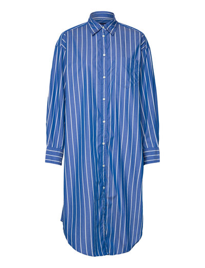 GANT Os Striped Shirt Dress - Kjólar - Boozt.com