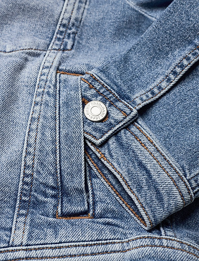 GANT D1. Crest Denim Jacket (Light Blue 