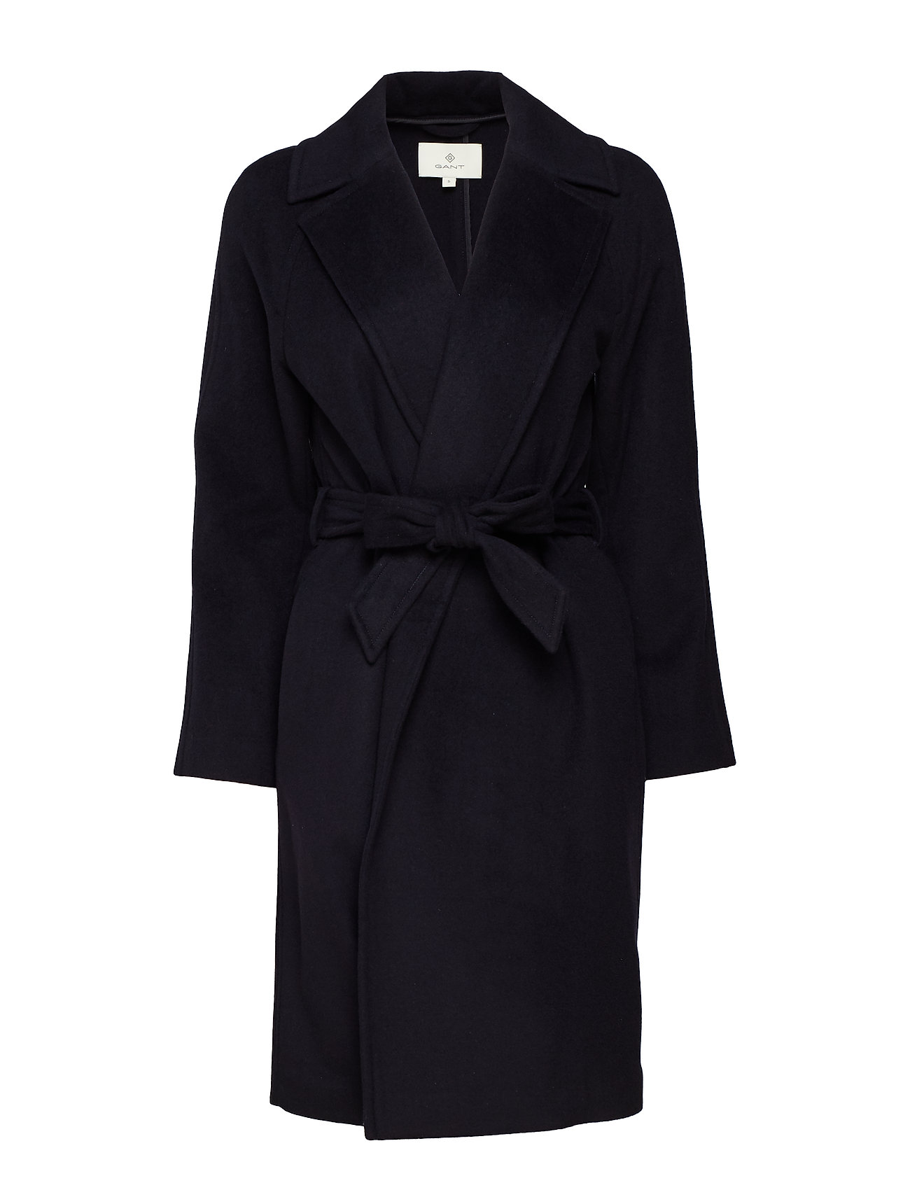 G1 Wool Wrap Coat Wollen Jas Lange Zwart Gant gant kopen in de aanbieding G1 Wool Wrap Coat Wollen Jas Lange Zwart Gant gant kopen in de aanbieding
