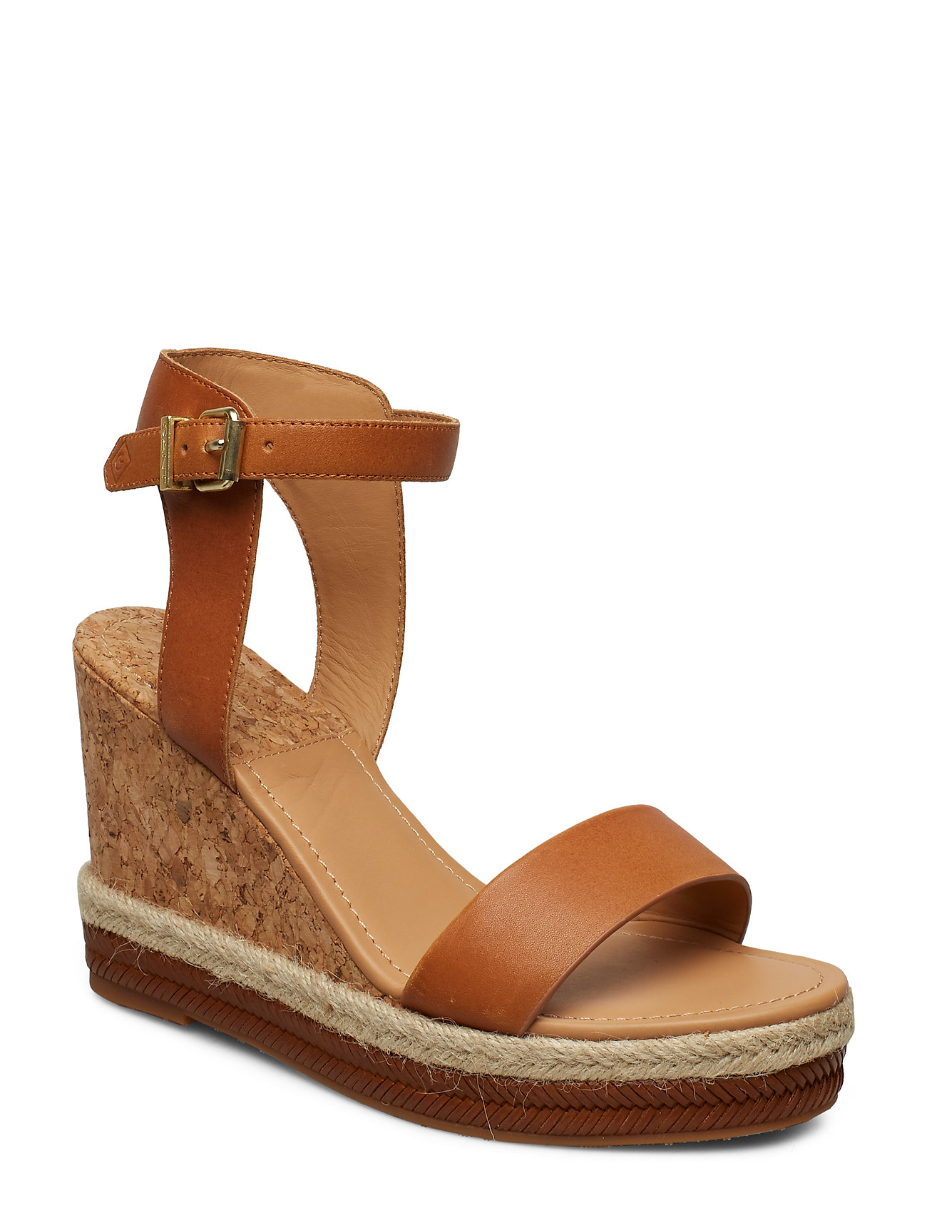 San Diego Wedge Sandal Sandalette Met Hak Espadrilles Bruin Gant gant kopen in de aanbieding