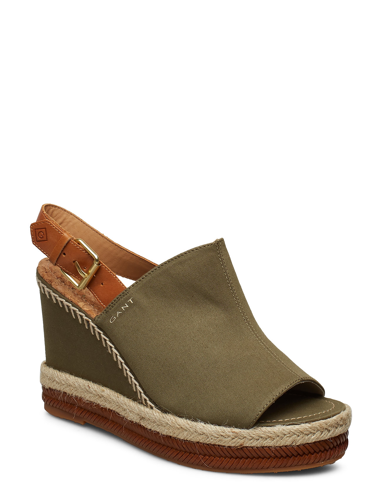 San Diego Wedge Sandal Sandalette Met Hak Espadrilles Groen Gant gant kopen in de aanbieding