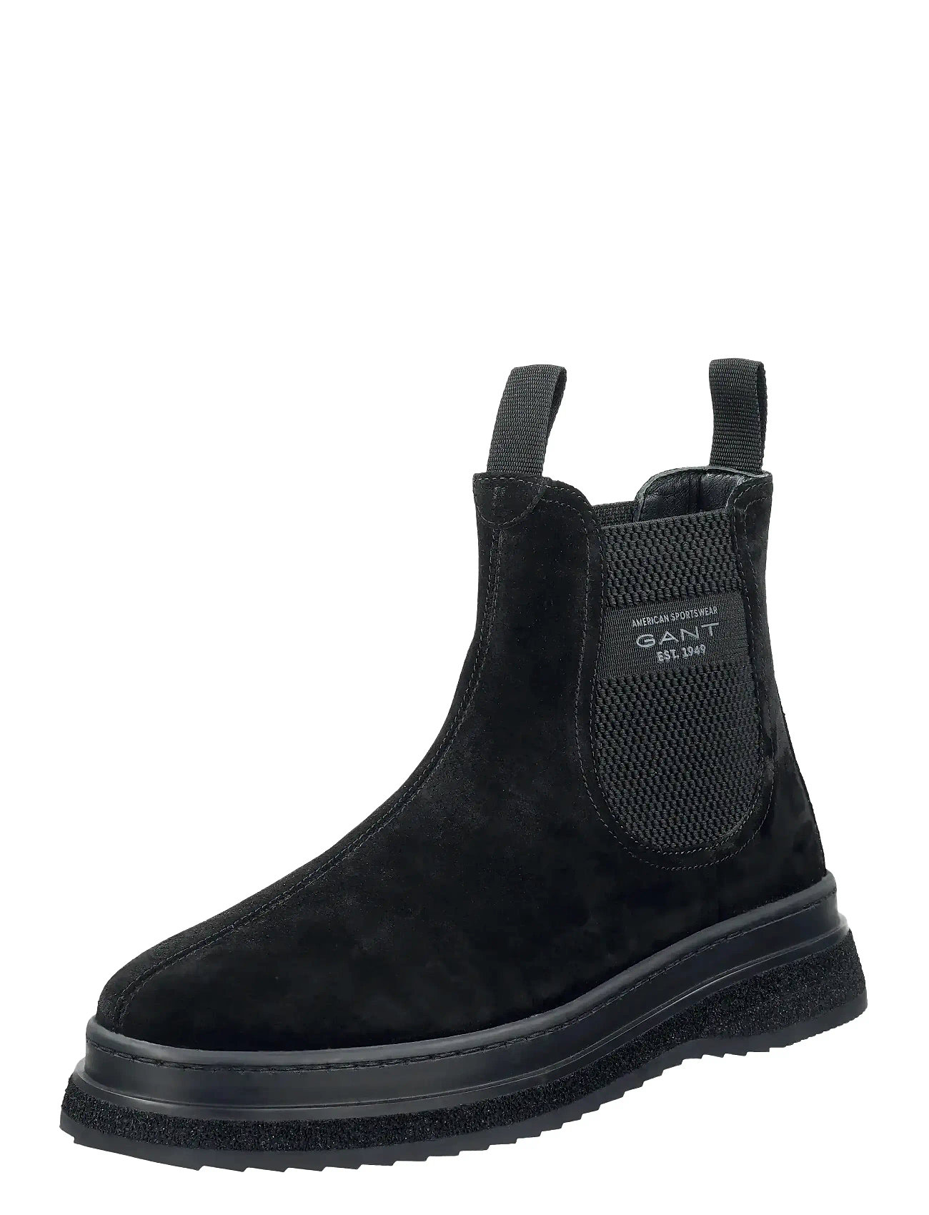 GANT Blistown Chelsea Boot, 45, Black, Støvler > Chelsea-Støvler, Herre