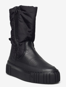 Snowmont Mid Boot - flat ankle boots - black