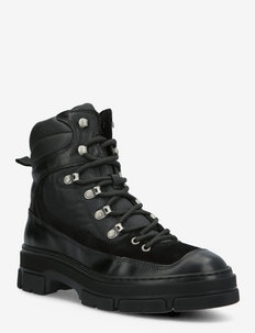 Monthike Mid Boot - laced boots - black
