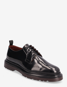 Beaumont Low Lace Shoe - laced shoes - black
