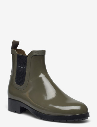 Rubbersy Rubber Boot - rain boots - ivy green/black