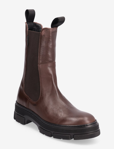 Monthike Mid Boot - chelsea boots - dark brown