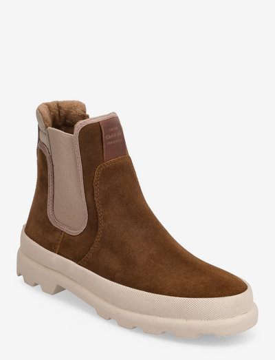 Warm Khaki Chelsea Boots