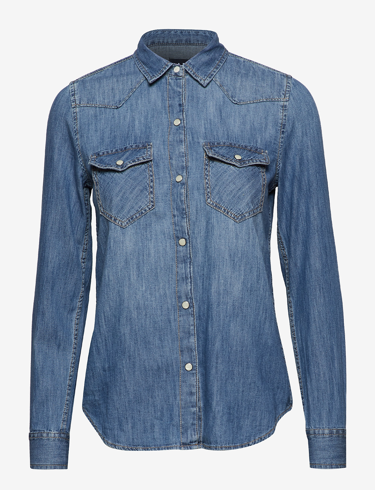 gap denim western shirt
