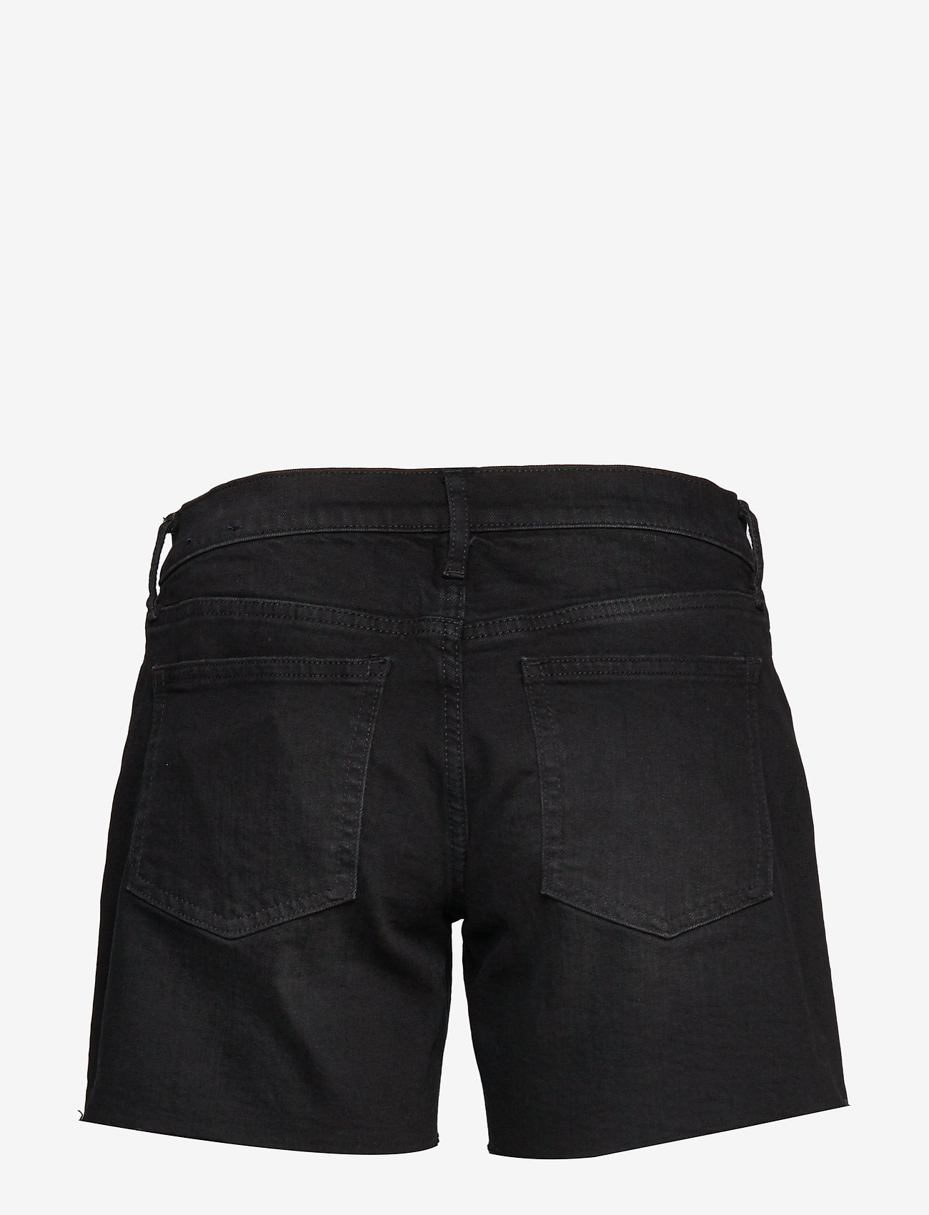 gap black denim shorts