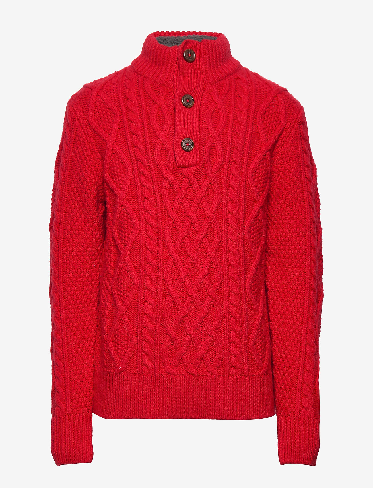 gap red cardigan