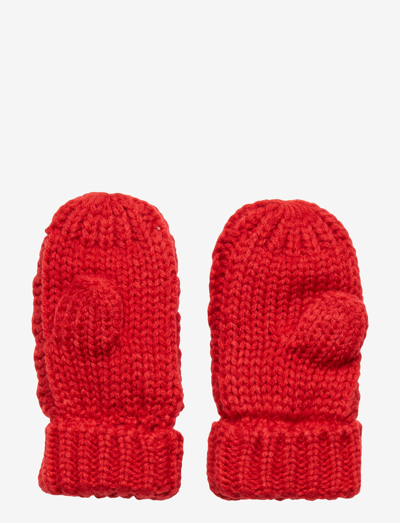 Toddler Cable-knit Mittens (Modern Red 