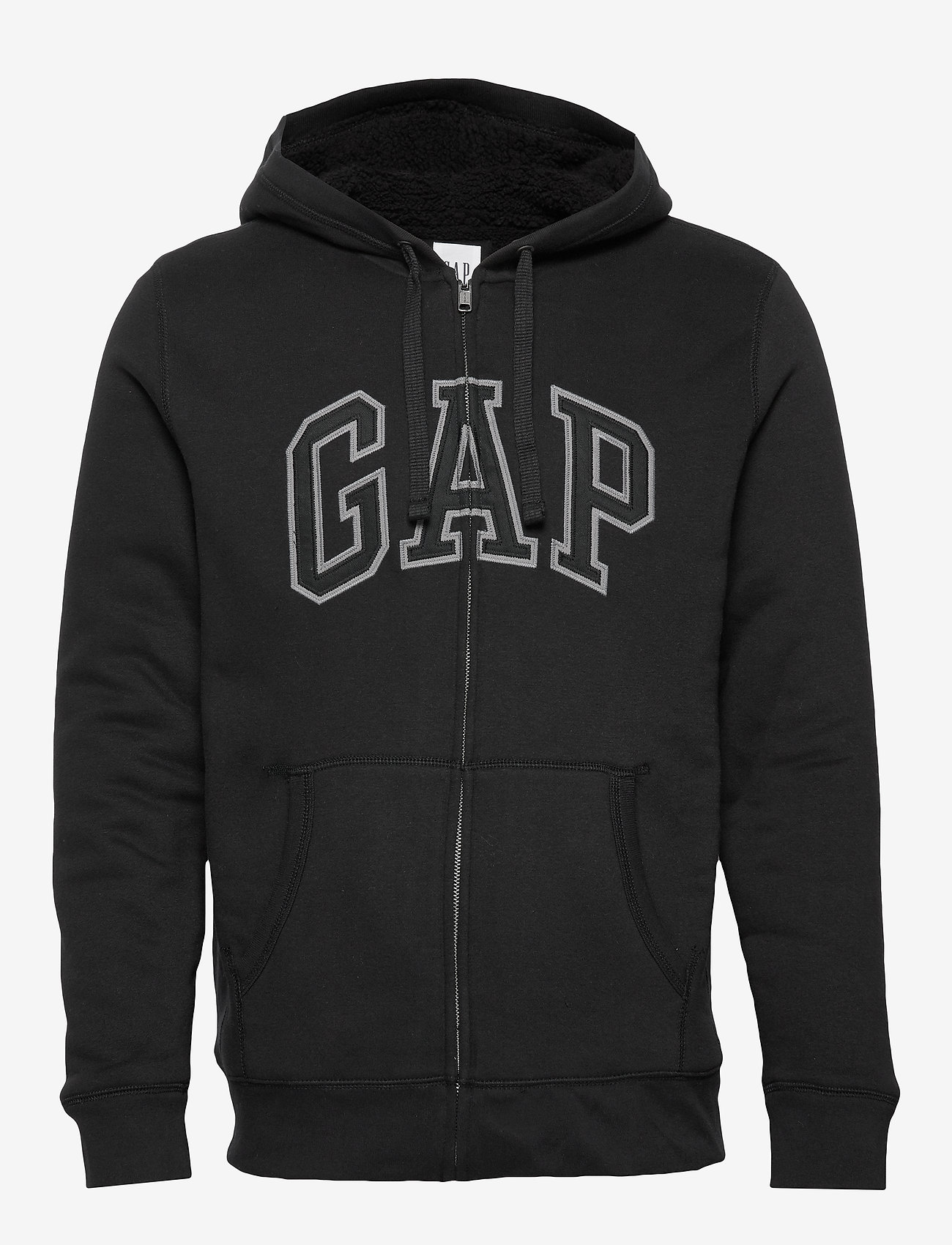 gap lady veste en sweat zippée noir gap lady veste en sweat zippée noir