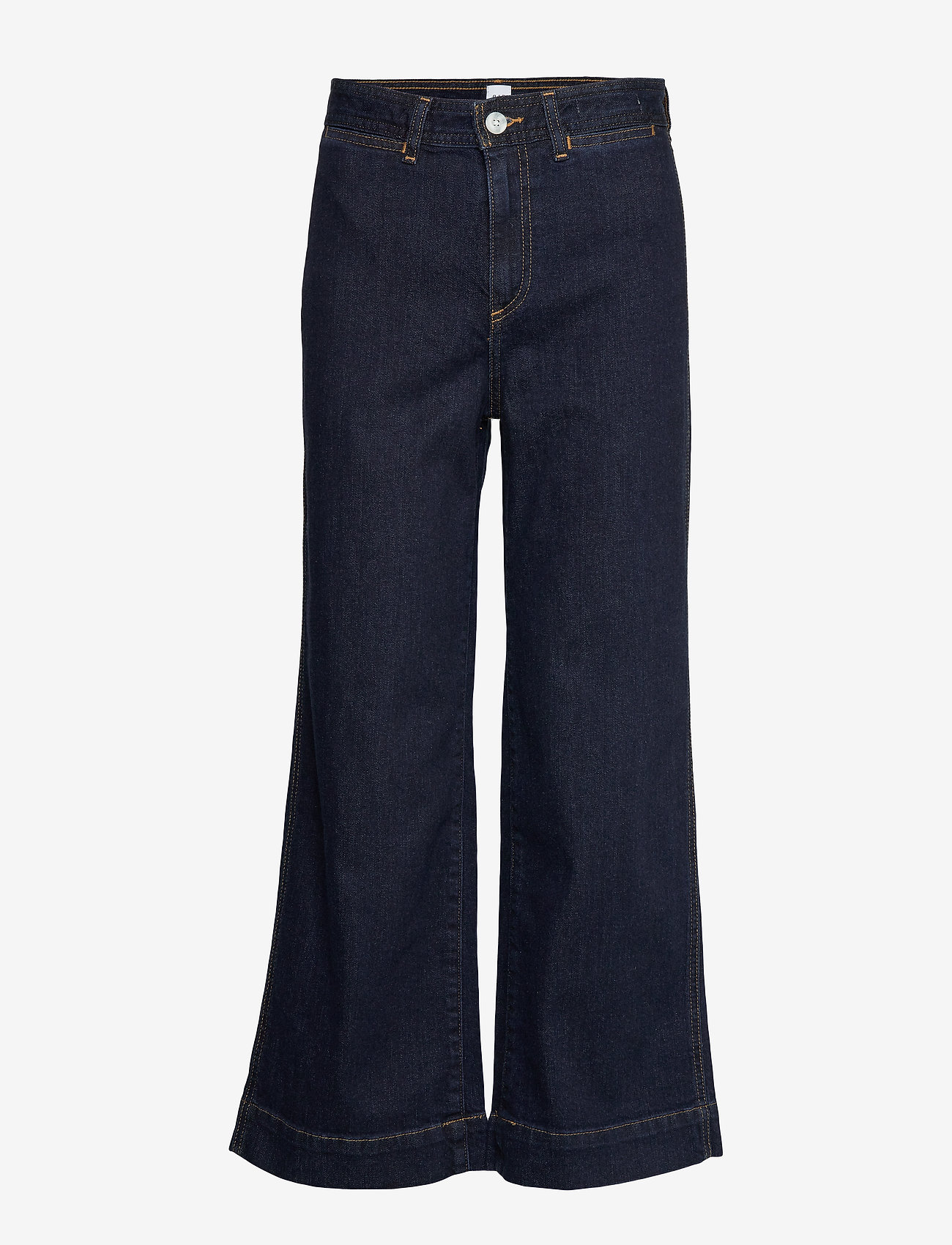 gap wide leg cropped jeans